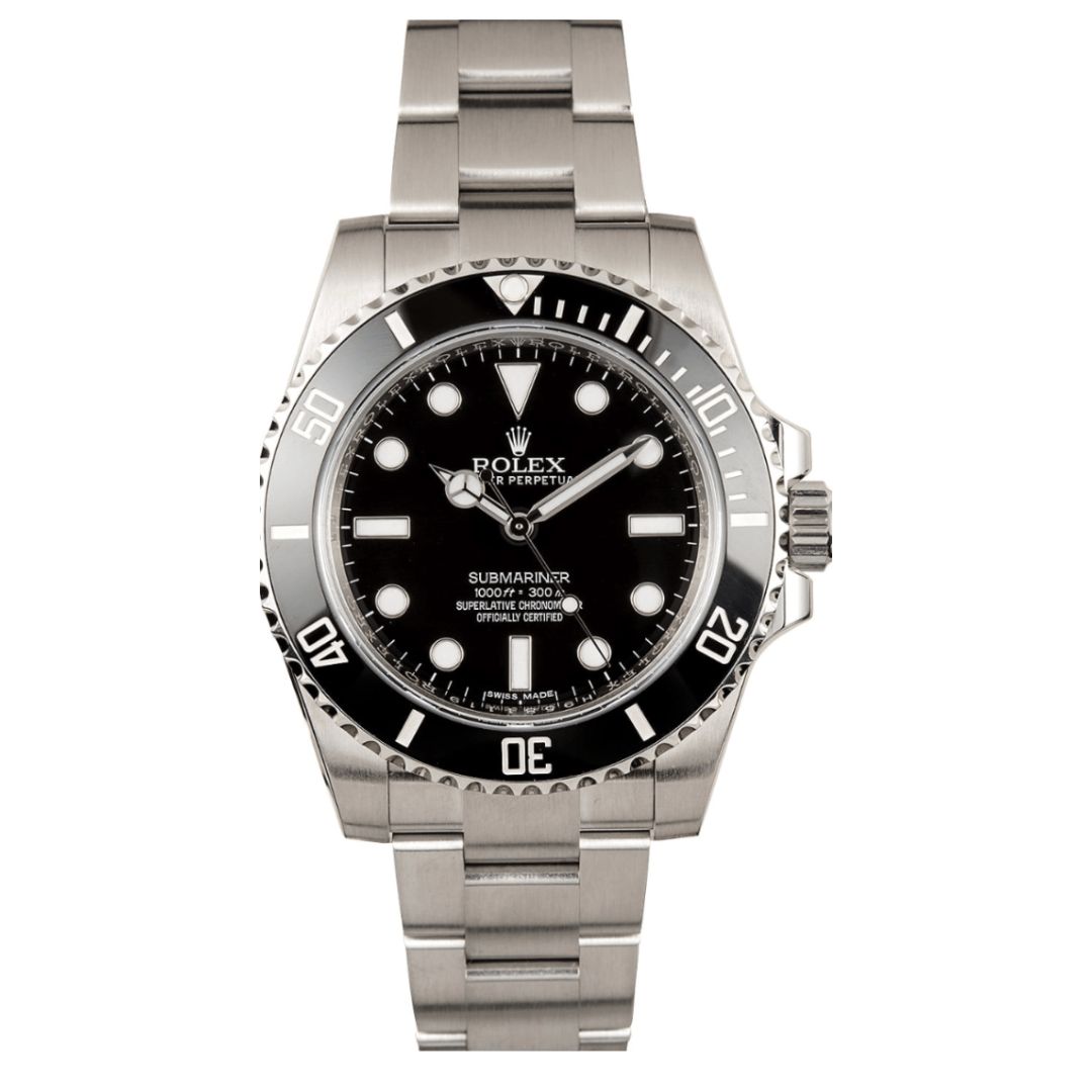 Super Clone Replica Rolex Submariner Silver/Black No Date