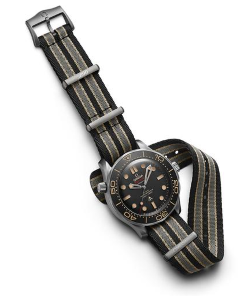 No time to die Omega Fabric Strap Replica