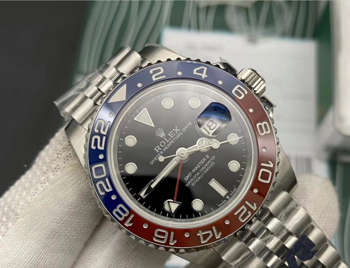 Swiss Clone Replica Rolex GMT Master PEPSI Jubilee