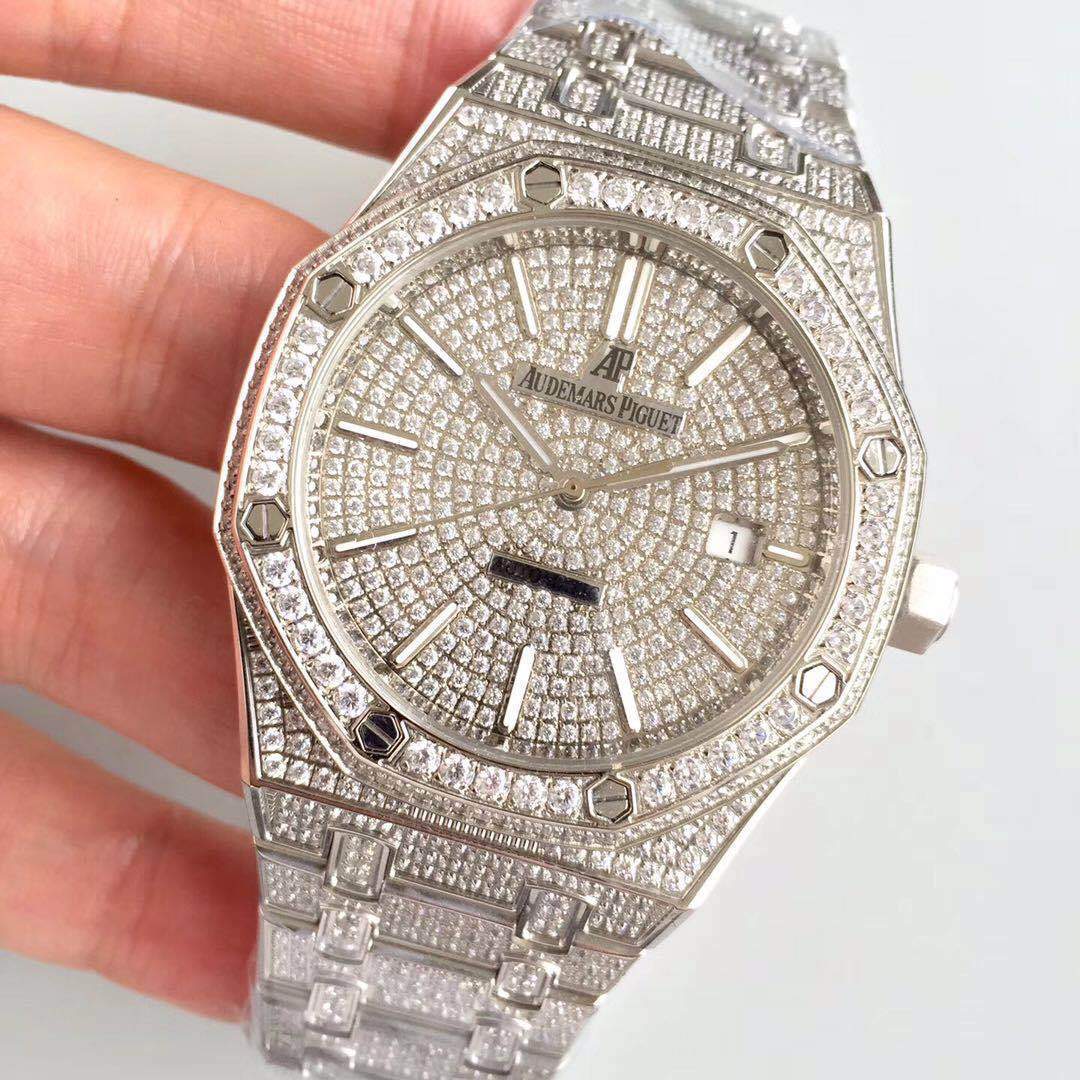 Replica AP Royal Oak Full Diamond